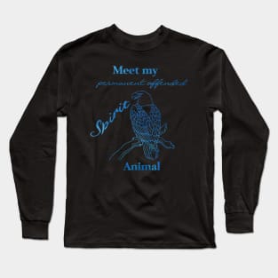 Meet my Spirit Animal - Offended Eagle Long Sleeve T-Shirt